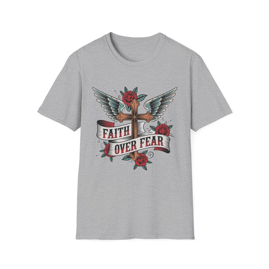 Faith Over Fear Graphic T-Shirt for Inspiration - NEXT CHAPTER APPAREL