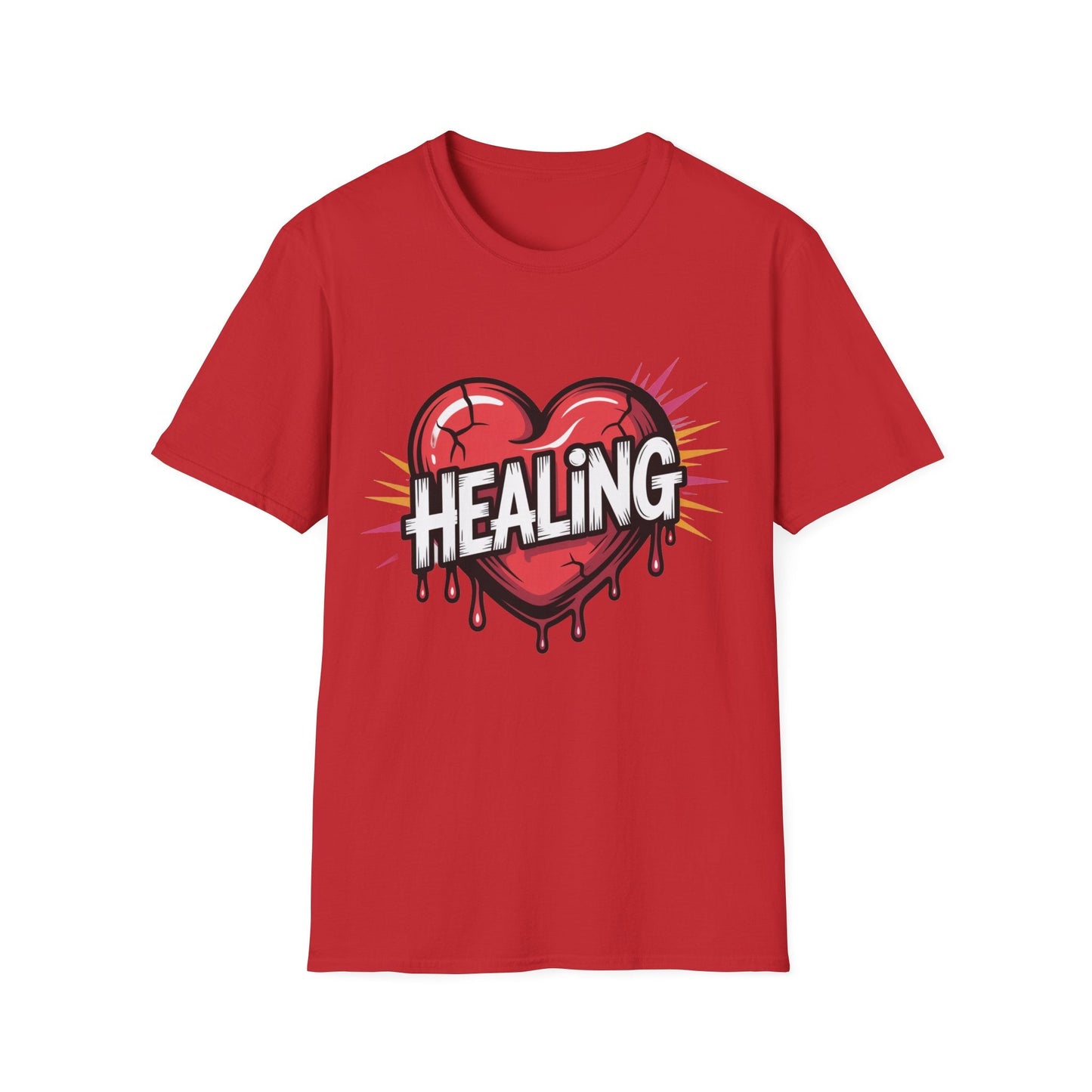 Healing Heart Unisex T-Shirt- Recovery Addiction T shirt - NEXT CHAPTER APPAREL