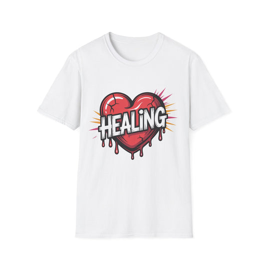 Healing Heart Unisex T-Shirt- Recovery Addiction T shirt - NEXT CHAPTER APPAREL
