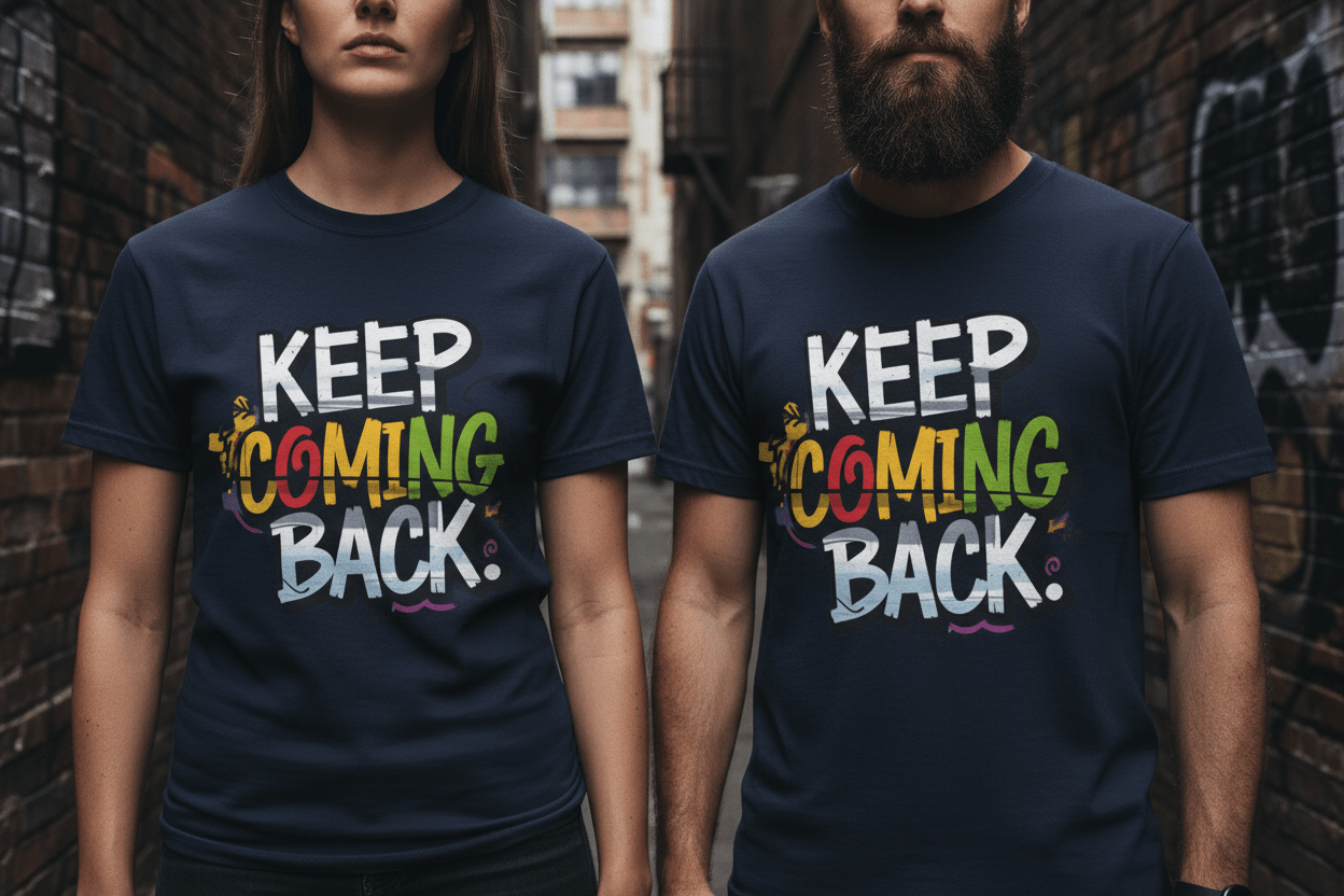 Keep Coming Back Unisex Softstyle Recovery Addiction T shirt - NEXT CHAPTER APPAREL