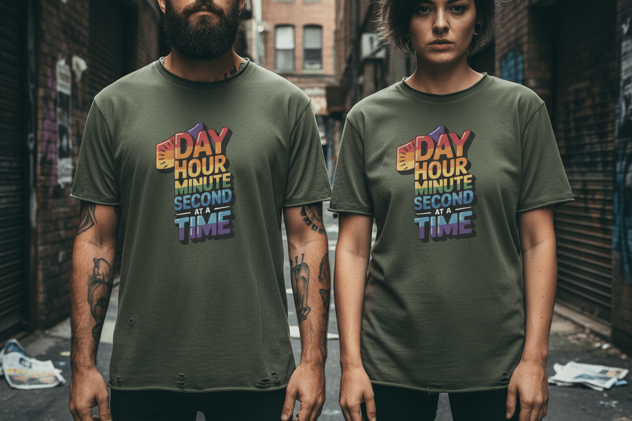 One Day One Hour - Unisex Softstyle T-Shirt - NEXT CHAPTER APPAREL
