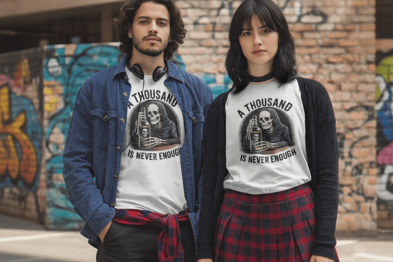 A Thousand is never enough Unisex Softstyle T-Shirt - NEXT CHAPTER APPAREL