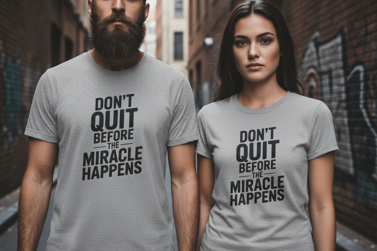 Don't Quit Before Unisex Softstyle T-Shirt - NEXT CHAPTER APPAREL