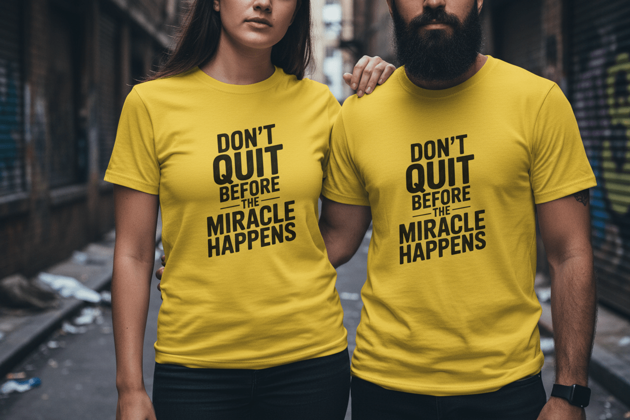 Don't Quit Before Unisex Softstyle T-Shirt - NEXT CHAPTER APPAREL