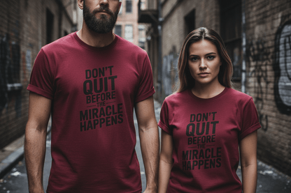 Don't Quit Before Unisex Softstyle T-Shirt - NEXT CHAPTER APPAREL