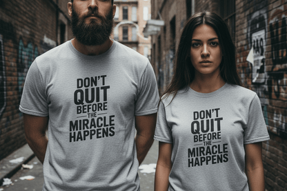 Don't Quit Before Unisex Softstyle T-Shirt - NEXT CHAPTER APPAREL