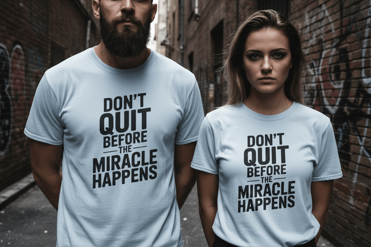 Don't Quit Before Unisex Softstyle T-Shirt - NEXT CHAPTER APPAREL