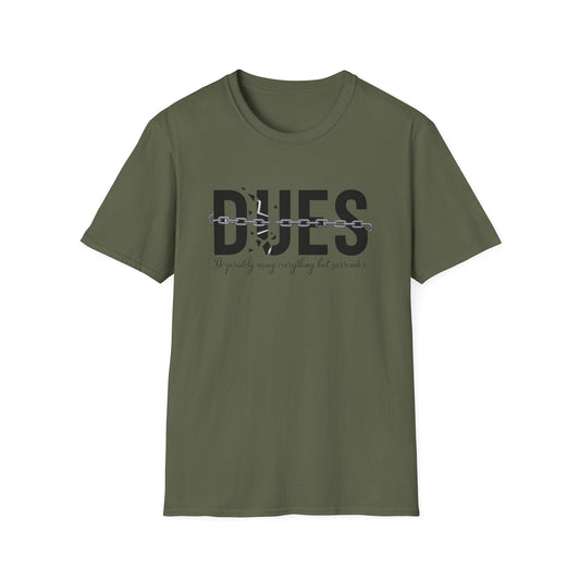Dues- Recovery UNISEX T SHIRT - NEXT CHAPTER APPAREL