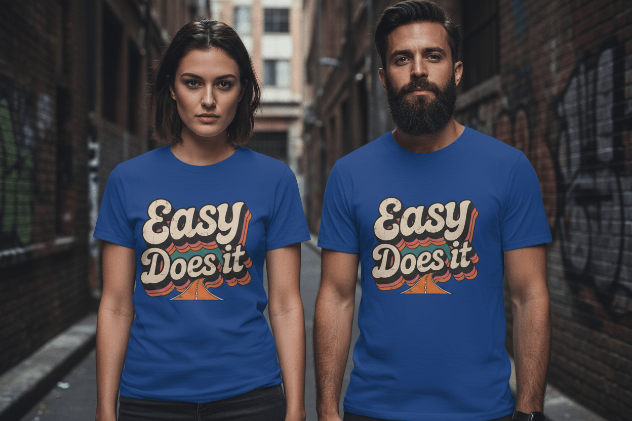 Easy Does It Unisex Softstyle T-Shirt - NEXT CHAPTER APPAREL