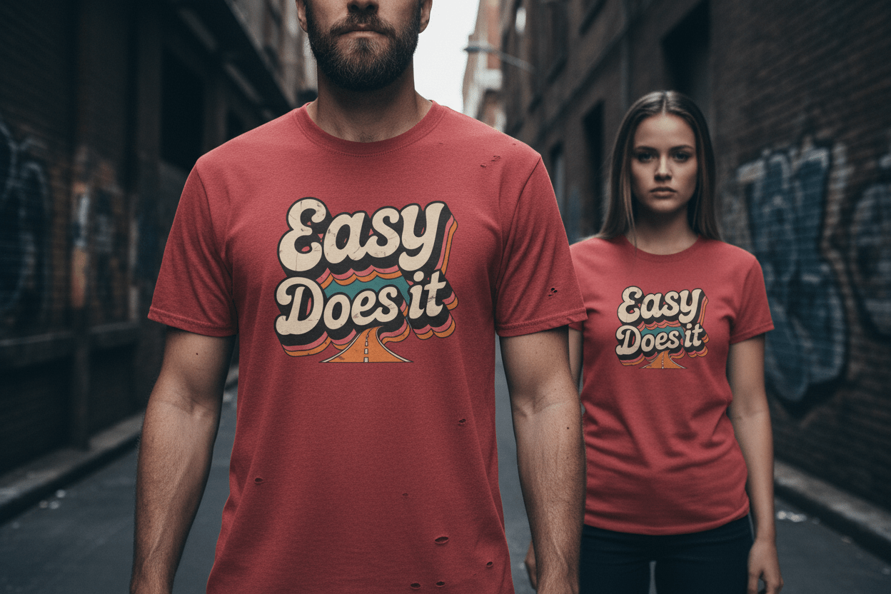 Easy Does It Unisex Softstyle T-Shirt - NEXT CHAPTER APPAREL