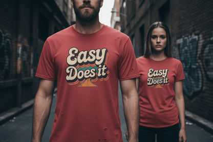 Easy Does It Unisex Softstyle T-Shirt - NEXT CHAPTER APPAREL