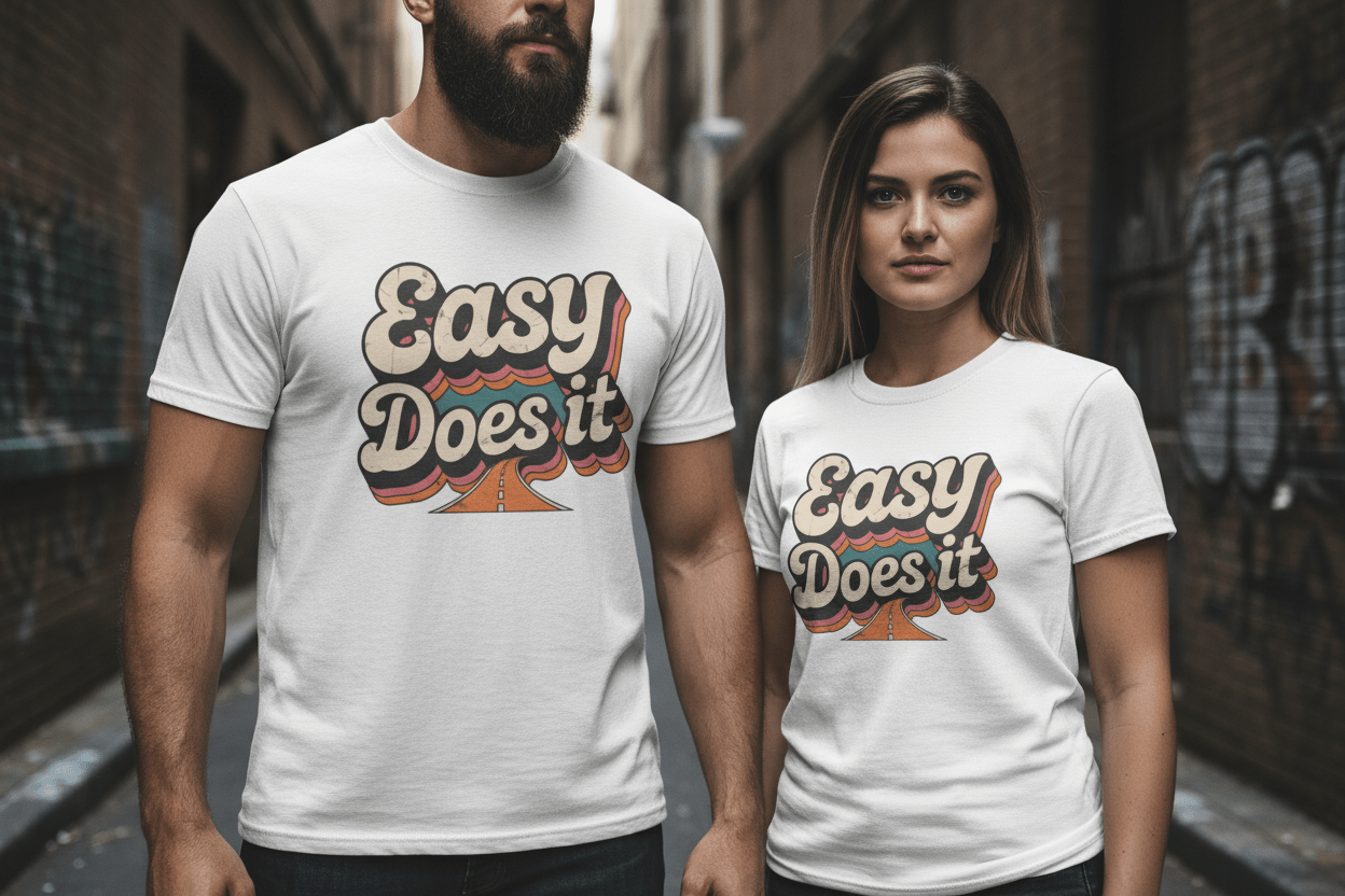 Easy Does It Unisex Softstyle T-Shirt - NEXT CHAPTER APPAREL