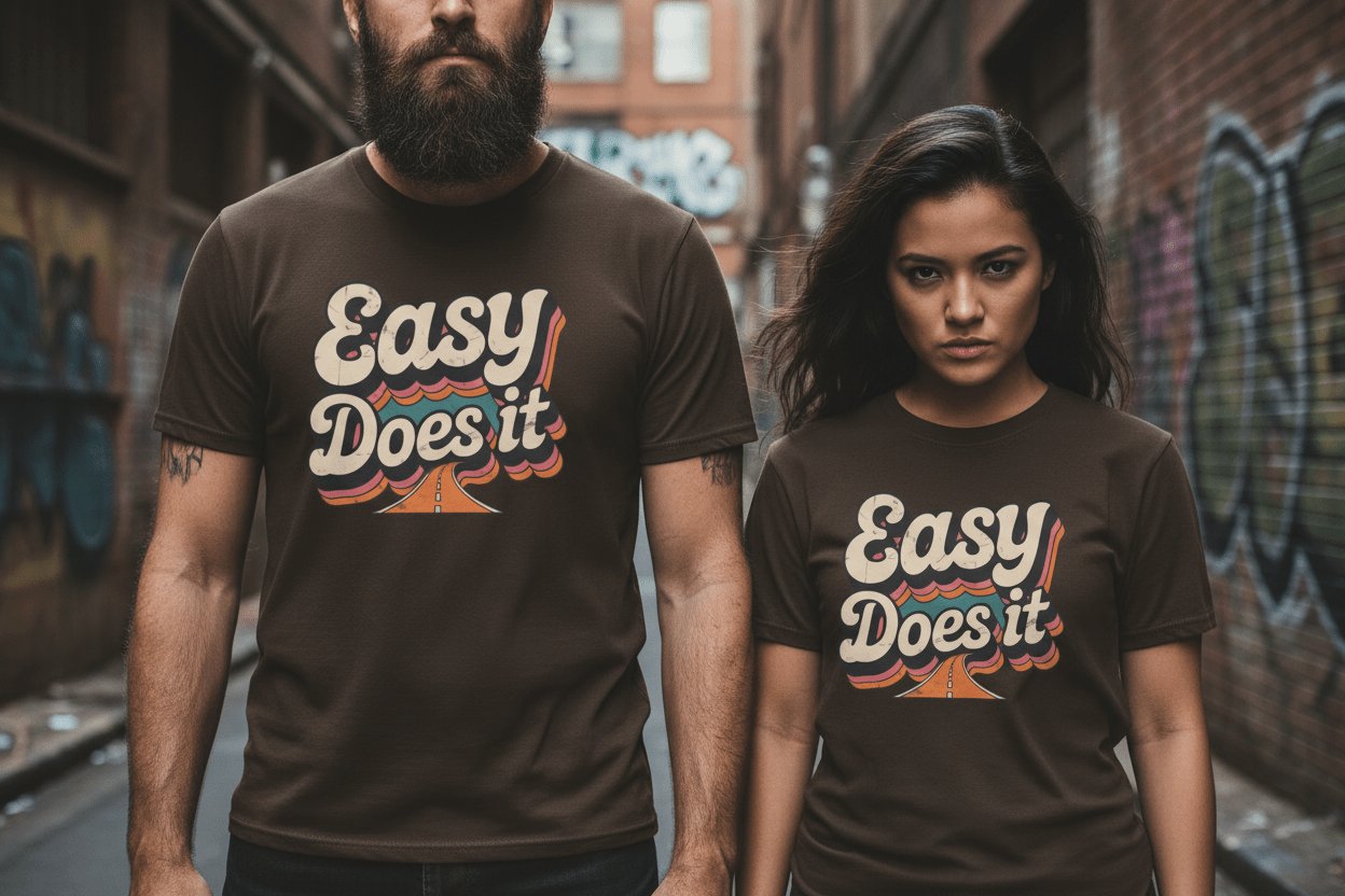 Easy Does It Unisex Softstyle T-Shirt - NEXT CHAPTER APPAREL