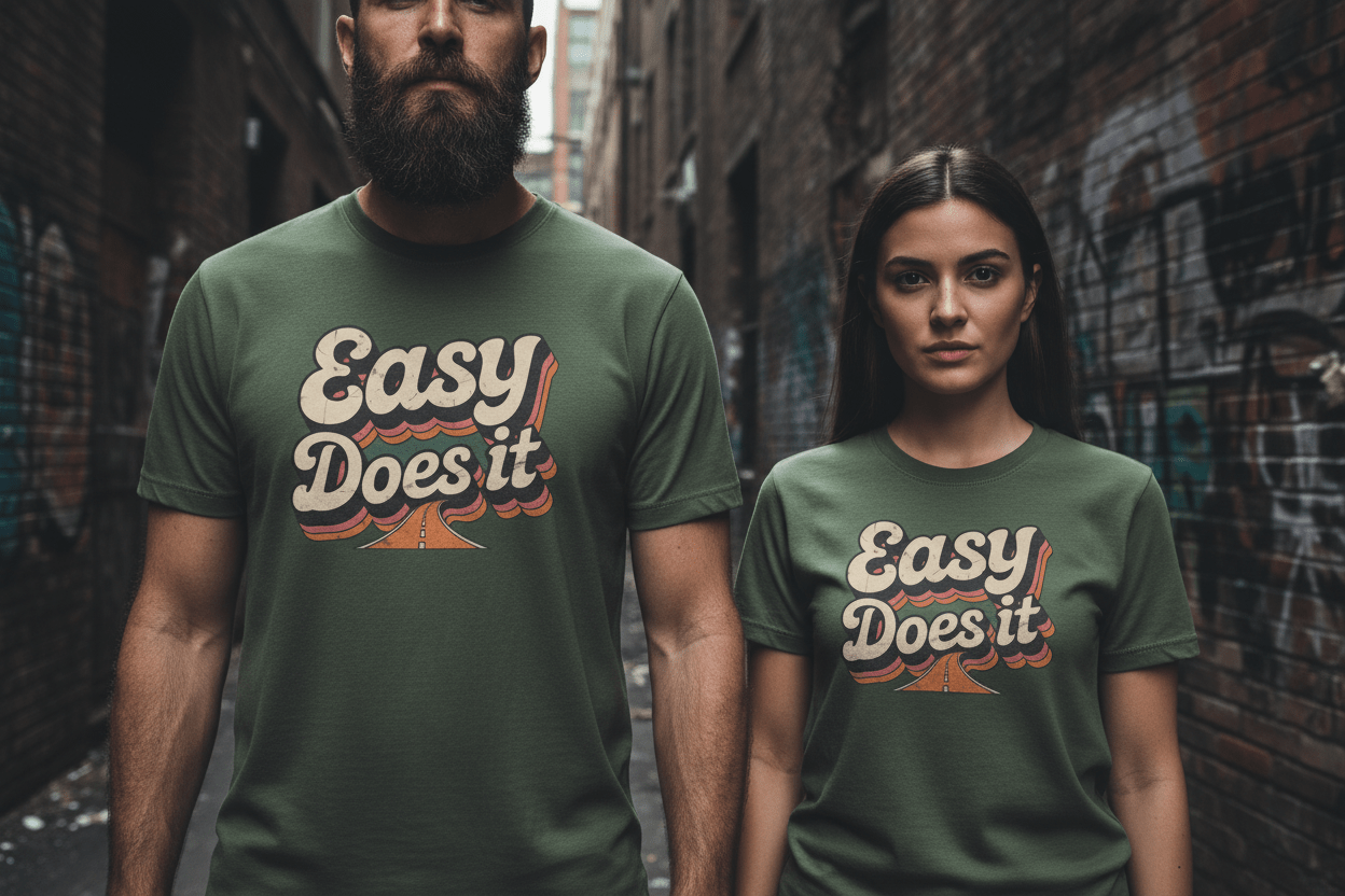 Easy Does It Unisex Softstyle T-Shirt - NEXT CHAPTER APPAREL