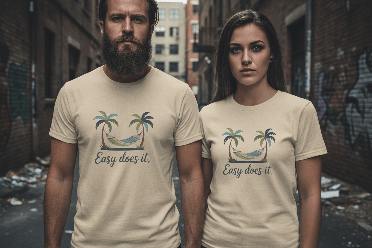 Easy does it Unisex Recovery Addiction T Shirt - NEXT CHAPTER APPAREL