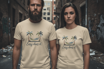 Easy does it Unisex Recovery Addiction T Shirt - NEXT CHAPTER APPAREL
