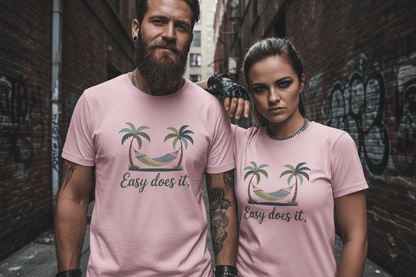 Easy does it Unisex Recovery Addiction T Shirt - NEXT CHAPTER APPAREL