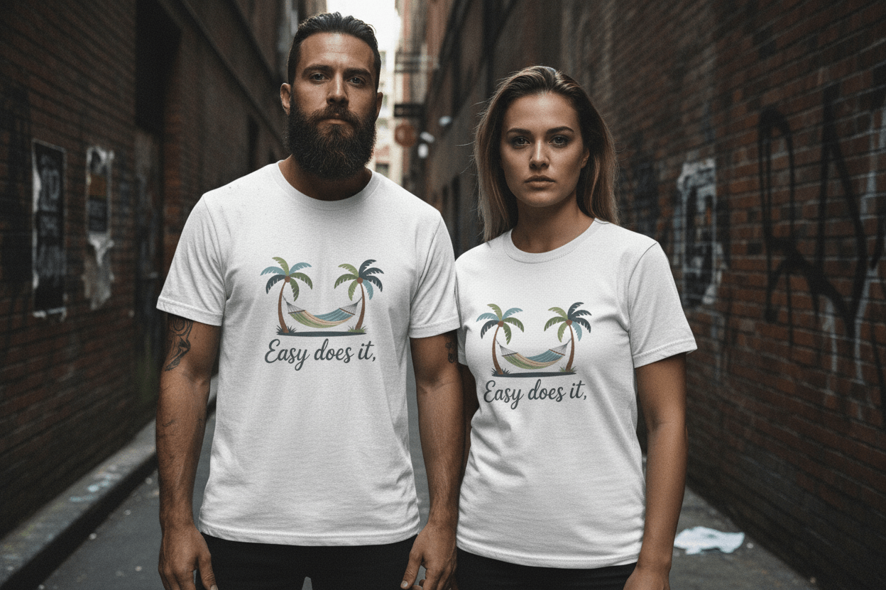 Easy does it Unisex Recovery Addiction T Shirt - NEXT CHAPTER APPAREL