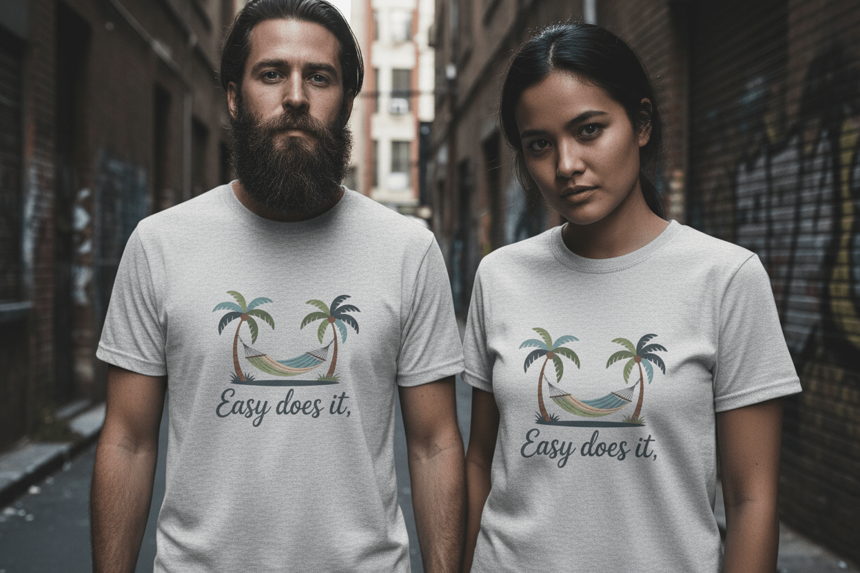 Easy does it Unisex Recovery Addiction T Shirt - NEXT CHAPTER APPAREL