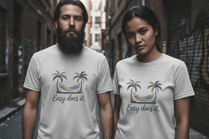 Easy does it Unisex Recovery Addiction T Shirt - NEXT CHAPTER APPAREL