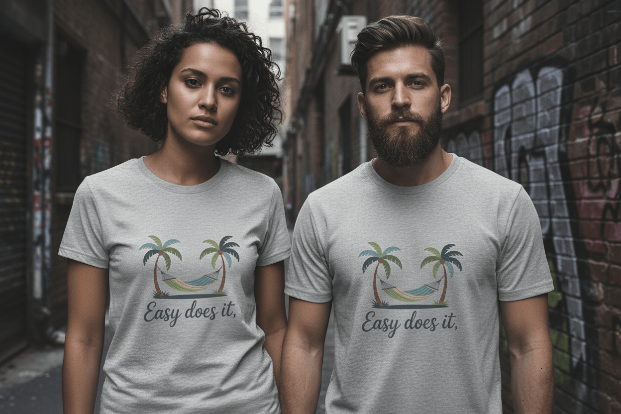 Easy does it Unisex Recovery Addiction T Shirt - NEXT CHAPTER APPAREL