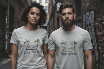 Easy does it Unisex Recovery Addiction T Shirt - NEXT CHAPTER APPAREL