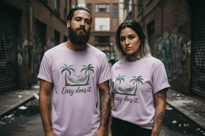 Easy does it Unisex Recovery Addiction T Shirt - NEXT CHAPTER APPAREL