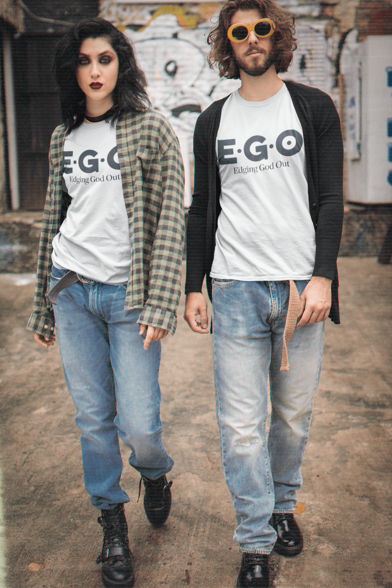 EGO Edging God Out - UNISEX T SHIRT - NEXT CHAPTER APPAREL