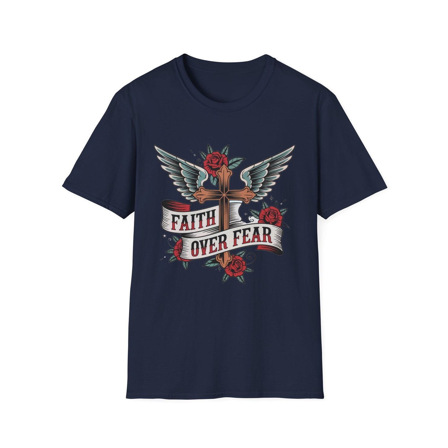 Faith Over Fear Graphic T-Shirt for Inspiration - NEXT CHAPTER APPAREL