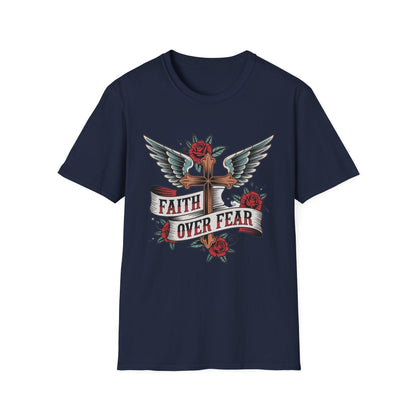 Faith Over Fear Graphic T-Shirt for Inspiration - NEXT CHAPTER APPAREL