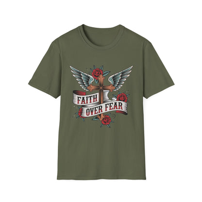 Faith Over Fear Graphic T-Shirt for Inspiration - NEXT CHAPTER APPAREL