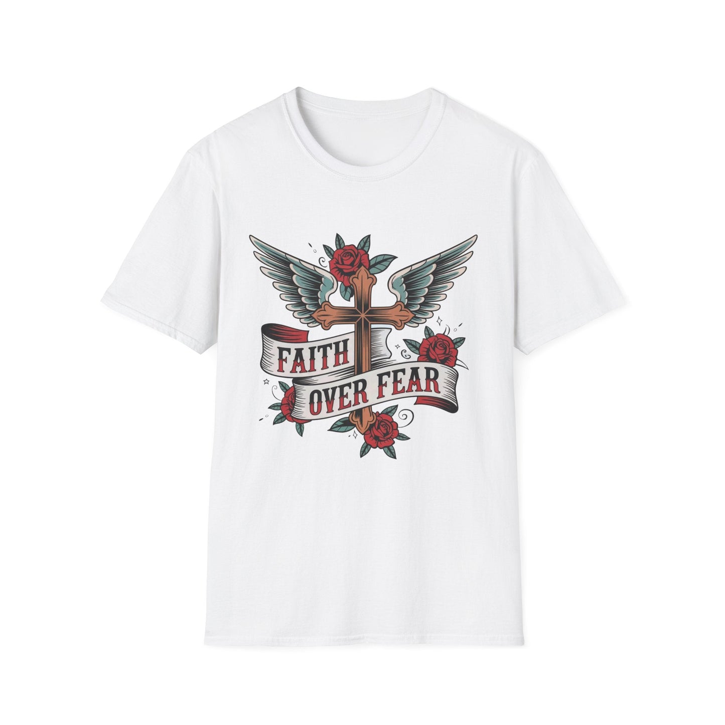 Faith Over Fear Graphic T-Shirt for Inspiration - NEXT CHAPTER APPAREL