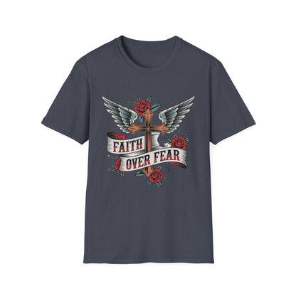 Faith Over Fear Graphic T-Shirt for Inspiration - NEXT CHAPTER APPAREL