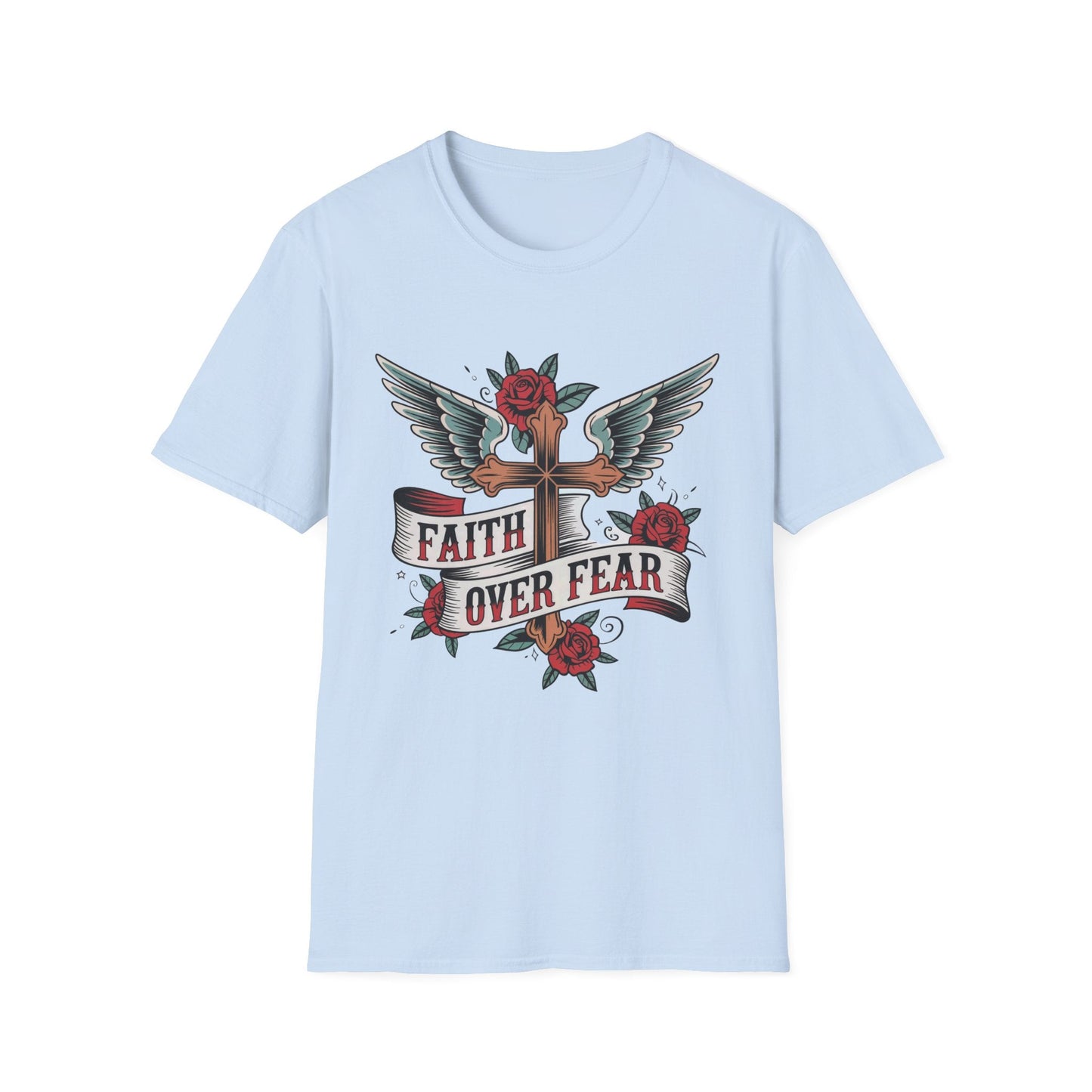Faith Over Fear Graphic T-Shirt for Inspiration - NEXT CHAPTER APPAREL
