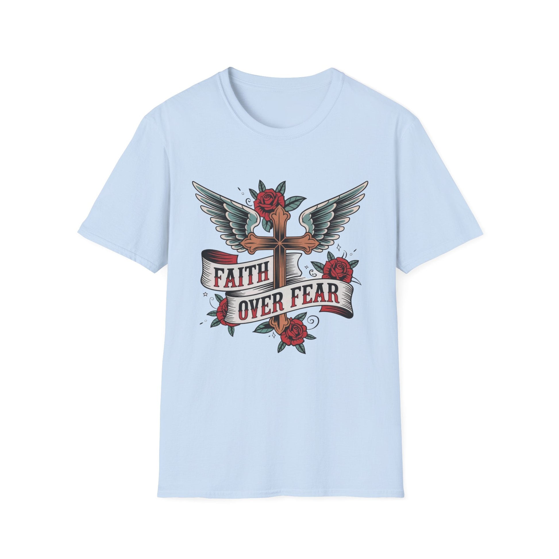 Faith Over Fear Graphic T-Shirt for Inspiration - NEXT CHAPTER APPAREL