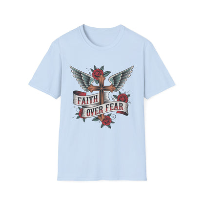 Faith Over Fear Graphic T-Shirt for Inspiration - NEXT CHAPTER APPAREL