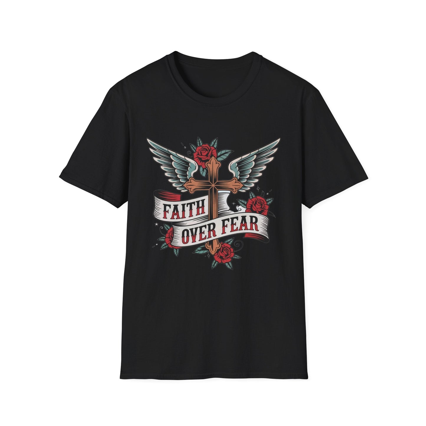 Faith Over Fear Graphic T-Shirt for Inspiration - NEXT CHAPTER APPAREL