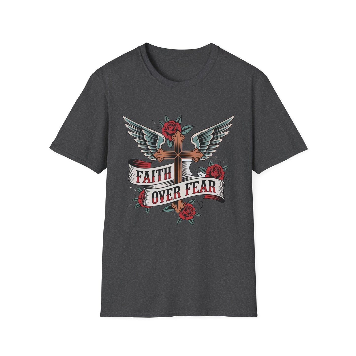 Faith Over Fear Graphic T-Shirt for Inspiration - NEXT CHAPTER APPAREL