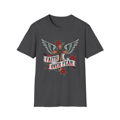 Faith Over Fear Graphic T-Shirt for Inspiration - NEXT CHAPTER APPAREL