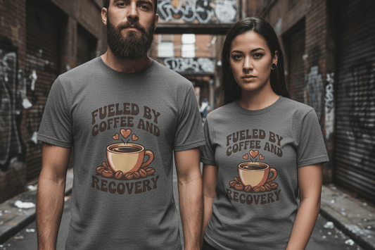 Fueled by Coffee Unisex Softstyle T-Shirt - NEXT CHAPTER APPAREL