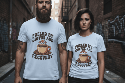 Fueled by Coffee Unisex Softstyle T-Shirt - NEXT CHAPTER APPAREL