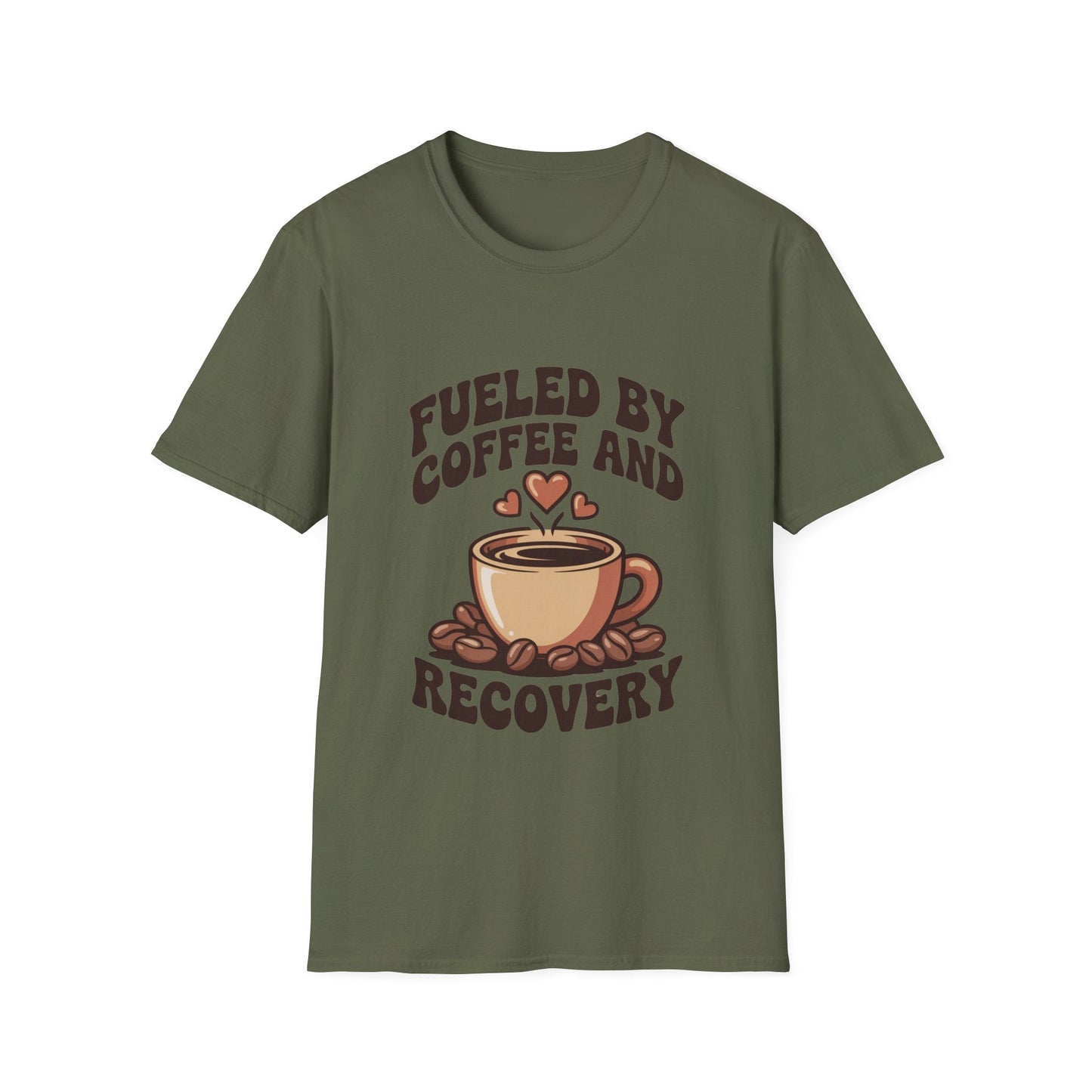 Fueled by Coffee Unisex Softstyle T-Shirt - NEXT CHAPTER APPAREL