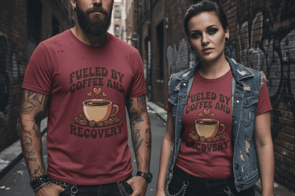 Fueled by Coffee Unisex Softstyle T-Shirt - NEXT CHAPTER APPAREL