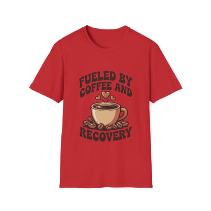 Fueled by Coffee Unisex Softstyle T-Shirt - NEXT CHAPTER APPAREL