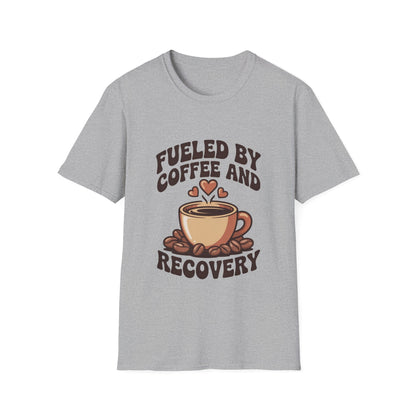Fueled by Coffee Unisex Softstyle T-Shirt - NEXT CHAPTER APPAREL