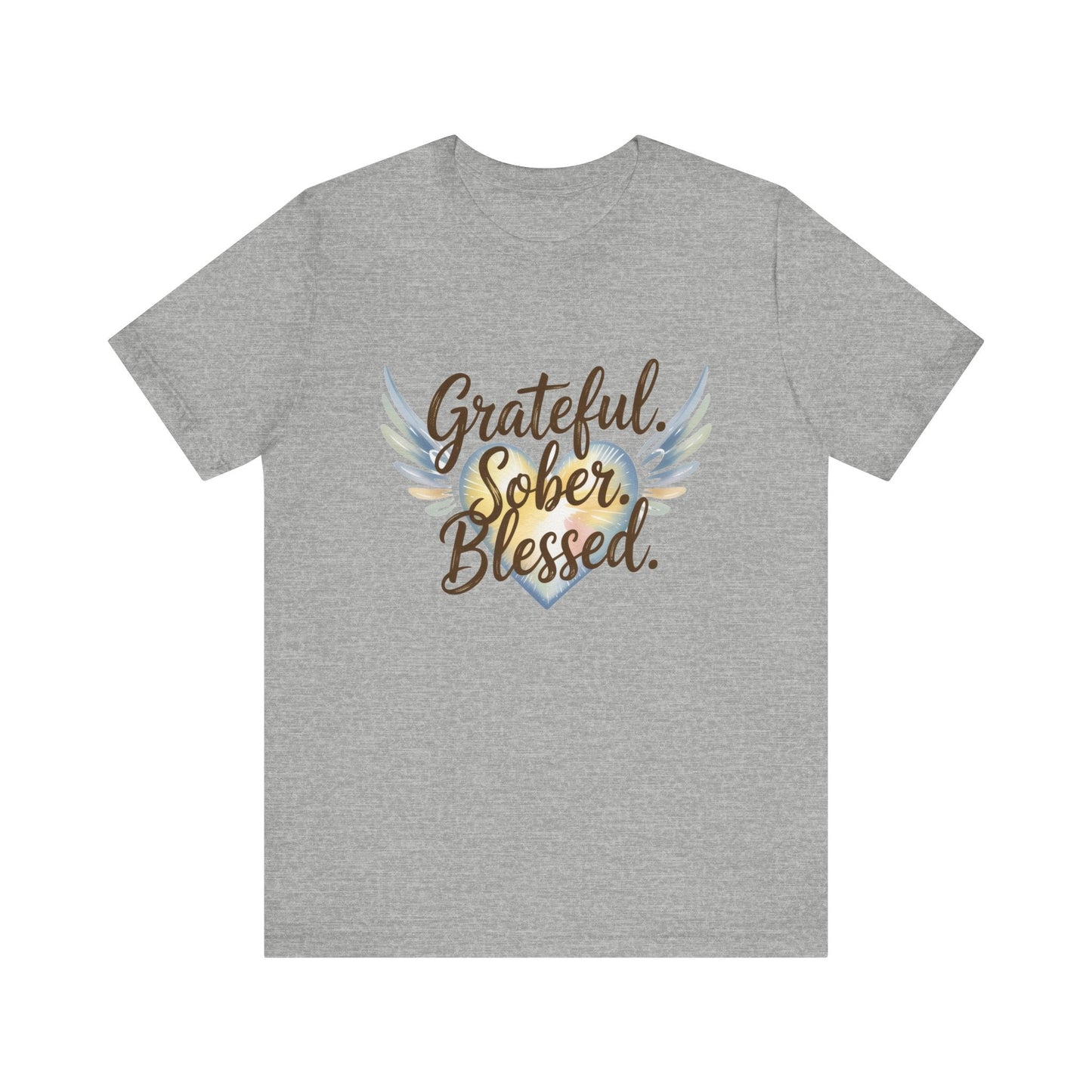 Grateful Sober Blessed Recovery Addiction T Shirt - NEXT CHAPTER APPAREL