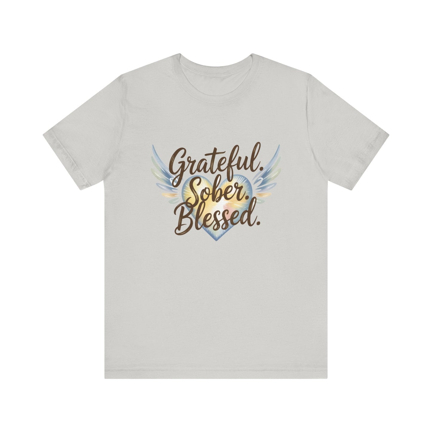 Grateful Sober Blessed Recovery Addiction T Shirt - NEXT CHAPTER APPAREL