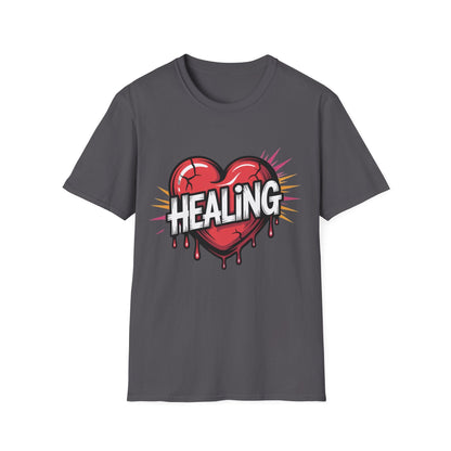 Healing Heart Unisex T-Shirt- Recovery Addiction T shirt - NEXT CHAPTER APPAREL