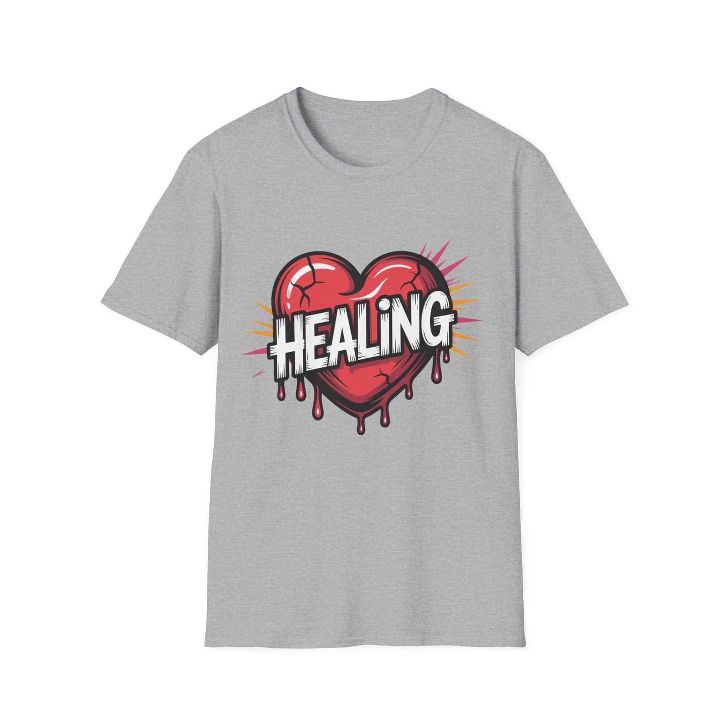 Healing Heart Unisex T-Shirt- Recovery Addiction T shirt - NEXT CHAPTER APPAREL