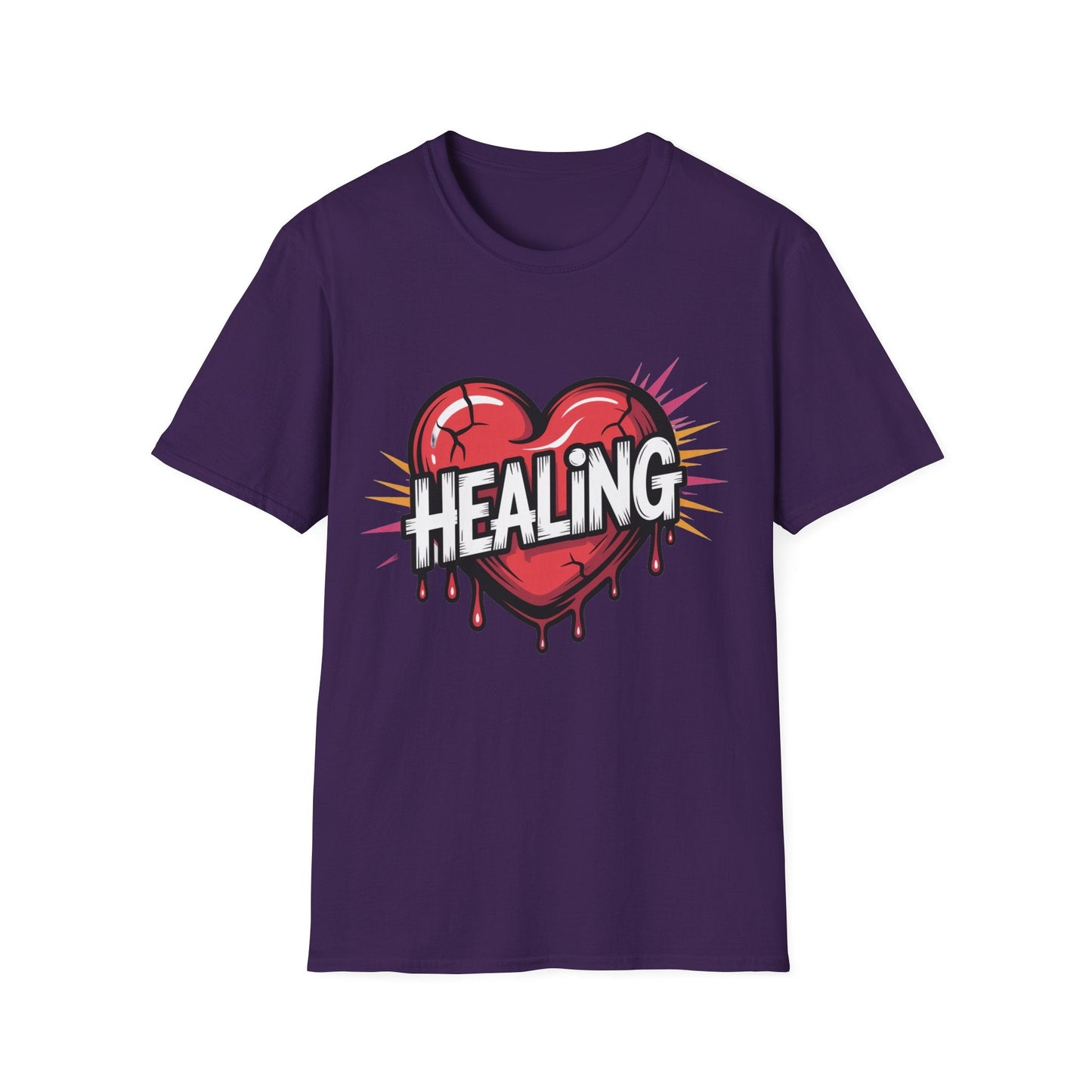 Healing Heart Unisex T-Shirt- Recovery Addiction T shirt - NEXT CHAPTER APPAREL